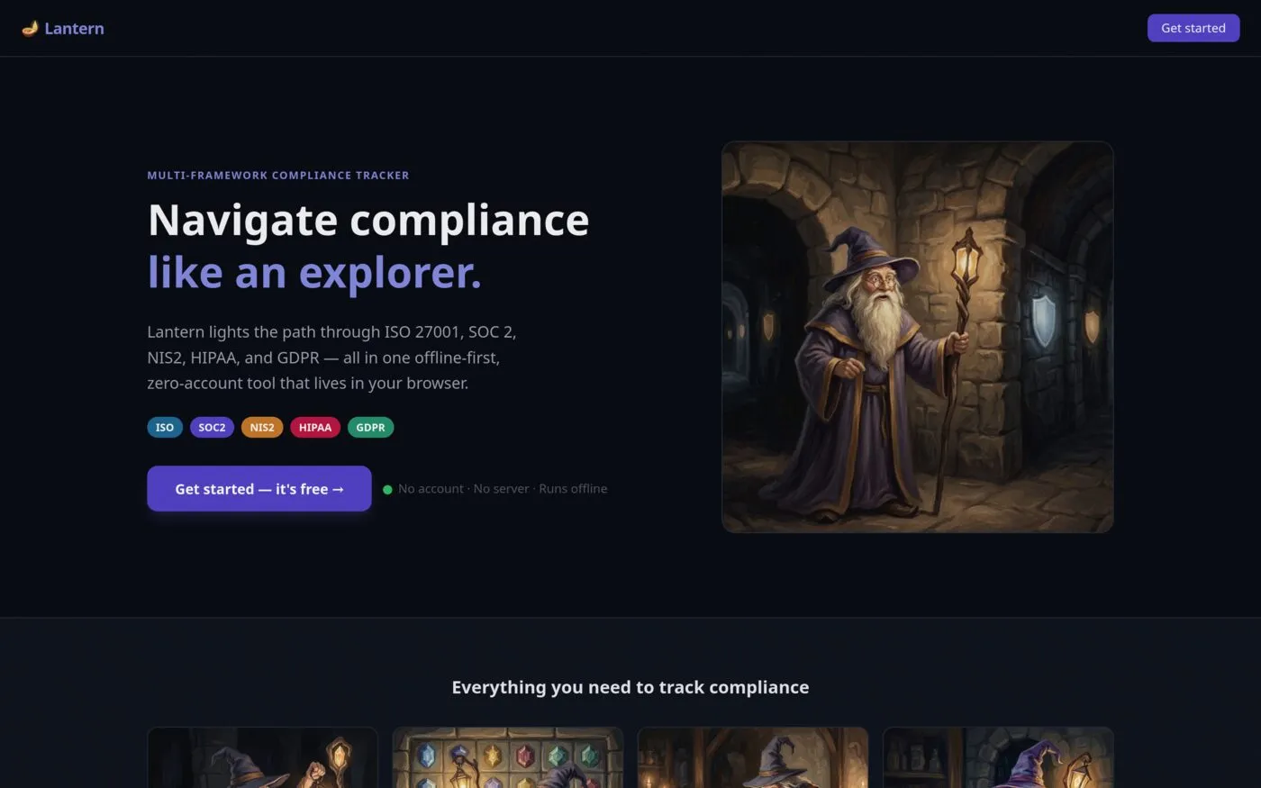 Lantern - framework selection