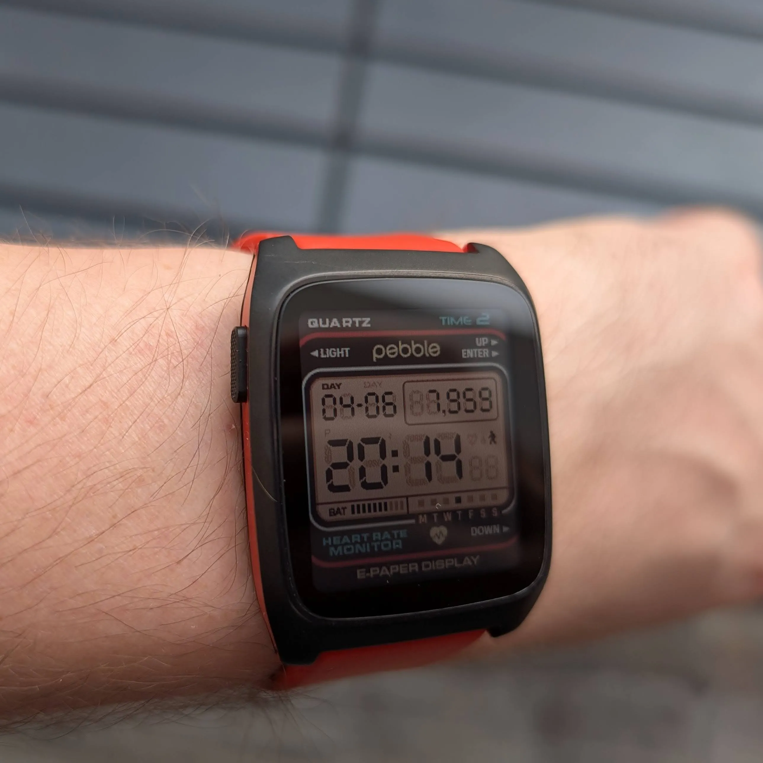 Pebble Time 2 on my wrist
